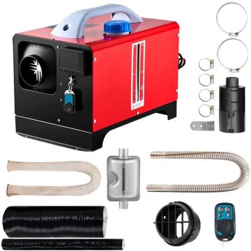 8 kW diesel air heater 12 V with LCD display and remote control