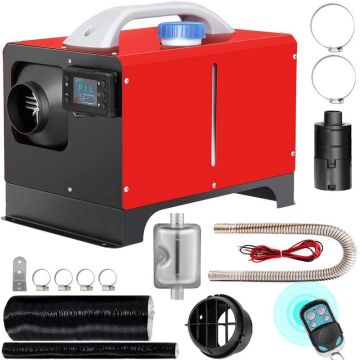 Diesel 5 kW parking air heater 12 V with LCD and remote control