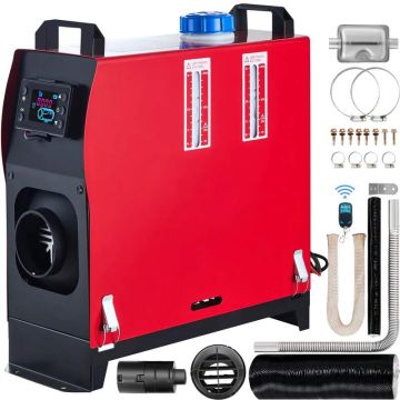 12 V 5 kW universal diesel air heater with LCD and remote control