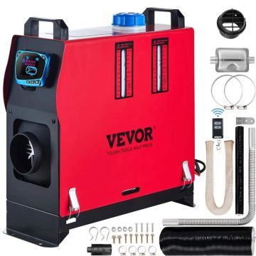 12 V 8 kW diesel air heater with LCD and remote control