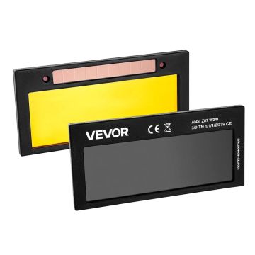 Auto-darkening welding lens 108x51 mm, 9 shades, with dual arc sensors, TIG MIG MMA ARC