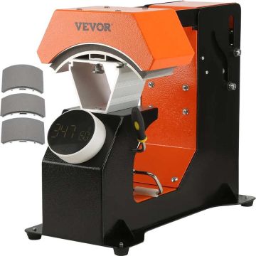 Automatic hat heat press with 3 pads for sublimation