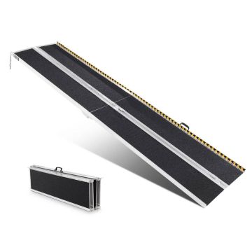 Portable folding aluminum ramp for the disabled, 304.8 cm, 363 kg
