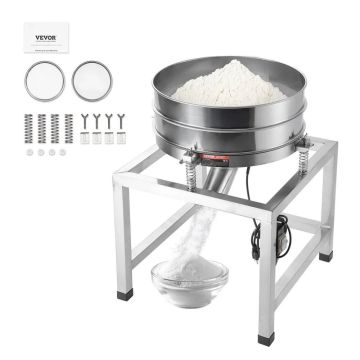 Automatic electric stainless steel powder sieve 40+100 mesh