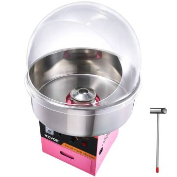 Commercial cotton candy machine with lid 1000W