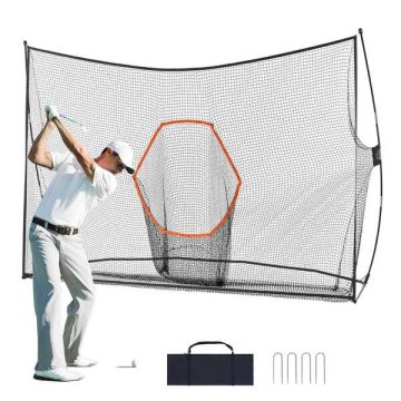 Golf Training Net, 10.8x7 ft, Portable with Target