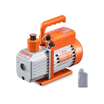 Vacuum pump 300 l/min HVAC single stage for R134a R22 R410a systems
