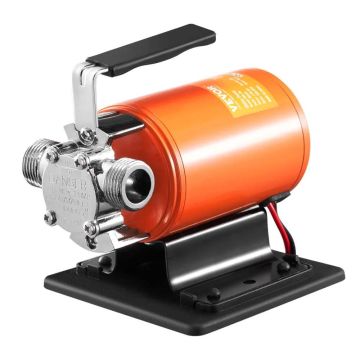 Przenośna pompa do przepompowywania wody 12 V, 23 l/min, 75 W, z wężem ssącym