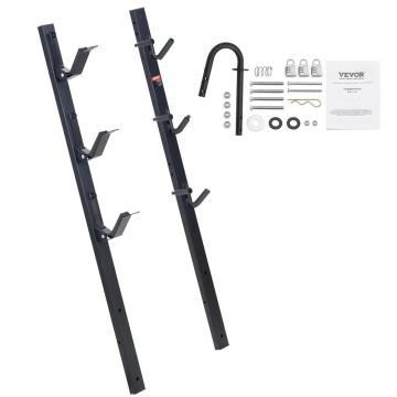 3-position lockable mower stand for pickup or trailer