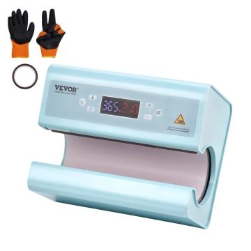 Automatyczna prasa termiczna do kubków sublimacyjnych, niebieska, 311,8–850,5 g