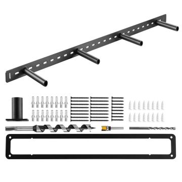 Sturdy concealed floating shelf brackets, 1 pc., 104 kg load capacity