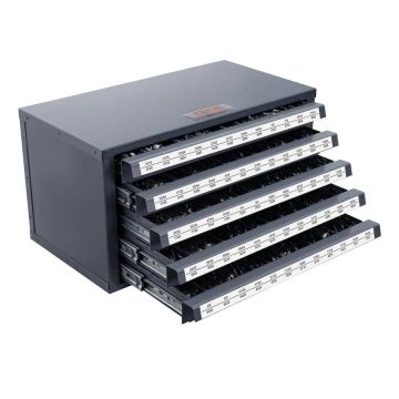 Drill bit dispenser cabinet, 5 drawers, for 13-25 mm steel drill bits