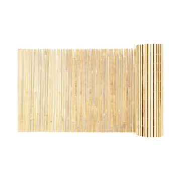 Natural bamboo privacy screen, 3x19.6 feet, for garden and patio