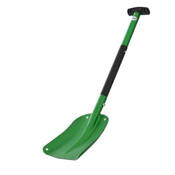 Aluminum snow shovel with T-handle, 21.5 cm wide, portable