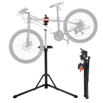 Stojak do naprawy rowerów, aluminiowy, regulowany na wysokość, składany, udźwig 30 kg