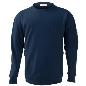 Koszula robocza męska FR, trudnopalna, granatowa, 2XL