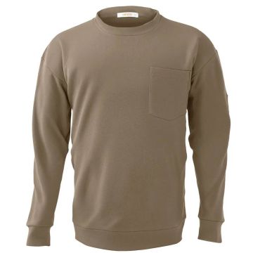 Koszula męska FR z długim rękawem trudnopalna, szara, 2XL