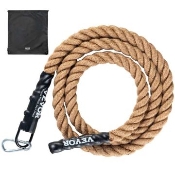 Climbing rope for gyms, 1.5 in. x 10 ft., for training