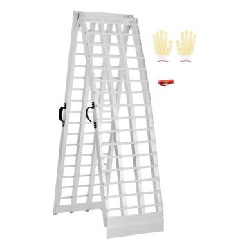 Aluminum loading ramp, 1000 lbs, universal, with handles
