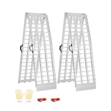 Aluminum loading ramps 2000 lbs, 2 pcs., with handles