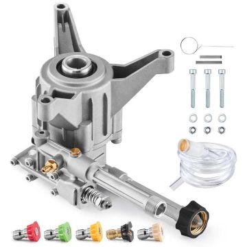 Pressure washer pump 214 bar, 22 mm shaft, 9.5 l/min, 5 nozzles, replacement