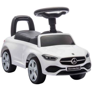 Samochód dziecięcy Mercedes-Benz Klasa C, 12–36 miesięcy, biały, 65 × 39 × 28 cm