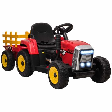 Traktor elektryczny dziecięcy Homcom 136,5x50x52,5cm, różne kolory