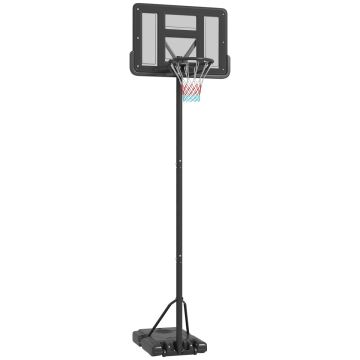 Kosz do koszykówki dla dzieci ze stojakiem Sportnow 110x90x370m., czarny