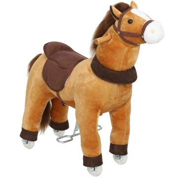 Children's rocking horse, dark brown, for children 3-5 years old