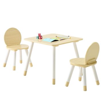Children's furniture set VEVOR TF13067, Table and 2 chairs