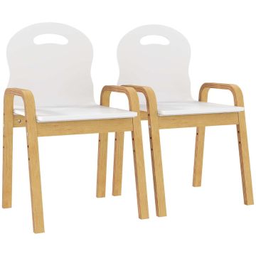 Zestaw krzesełek dziecięcych, 2 szt., 39 × 61,5 × 34 cm