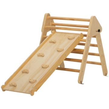 Children's climbing frame, with triangular ladder and slide, 147 × 64.5 × 63 cm