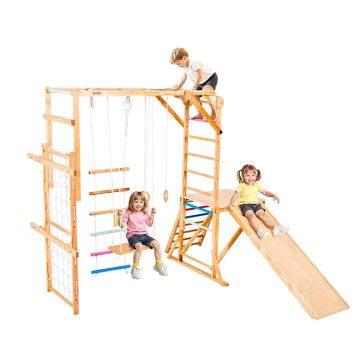 Zestaw zabawowy dla dzieci VEVOR SX20211007, 8 w 1, wielokolorowy, 222,5 × 192 × 225 cm