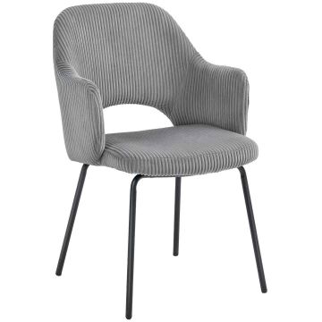Dining chair, Grey, 57 × 85.5 × 62.5 cm