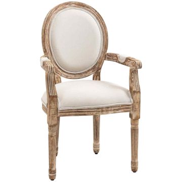 Dining chair with armrests, 56 × 96 × 56 cm