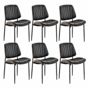 Dining chairs VEVOR LS-6023A, 6 pcs, 49.5 × 81 × 54.8 cm
