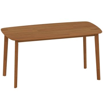 Dining table, 6 seats, Brown, 150 × 76 × 80 cm