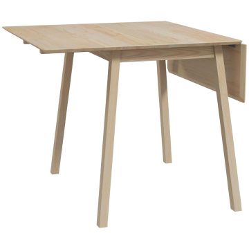 Dining table Homcom 110x86x75cm., light brown
