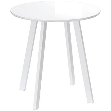 Dining table Homcom 72x72x75cm., white