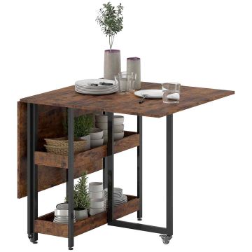 Dining table, extendable, up to 4 people, 133.4 × 80 × 75 cm