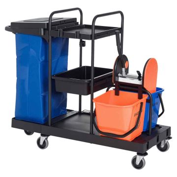 Cleaning trolley Homcom 111x63.3x103cm., various colors