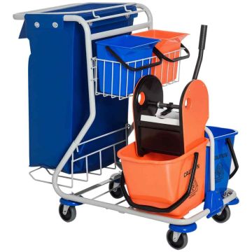 Cleaning trolley Homcom 93x80x97cm., various colors