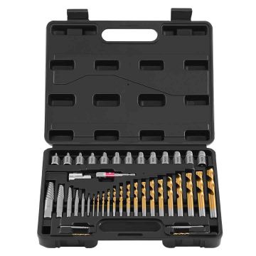 Zestaw wykrętaków do śrub VEVOR YMWJ41, 41 elementów, 297 × 231 × 60 mm
