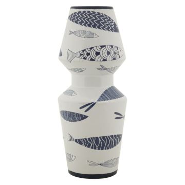 Vase Fish Double, Ø 14 × 34 cm