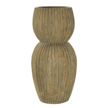 Doniczka Mauro Ferretti Breeze, zielona, ​​Ø 25 × 52,5 cm