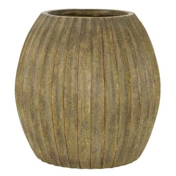 Doniczka Mauro Ferretti Breeze, zielona, ​​Ø 32 × 32,5 cm