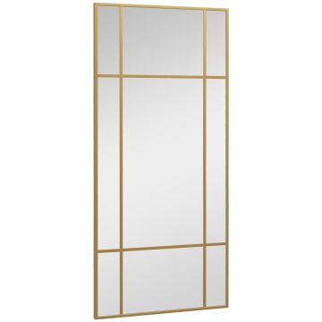 Mirror Homcom 110x2x50cm., gold color