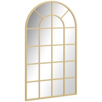 Mirror Homcom 110x65x2.5cm., gold color