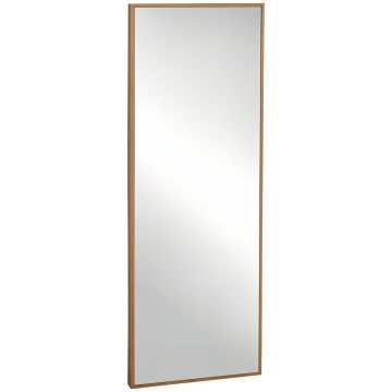 Lustro Homcom 45x125x4,8cm., jasnobrązowe