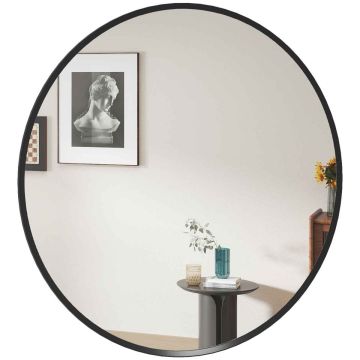 Lustro Homcom 61x1x61cm., czarne
